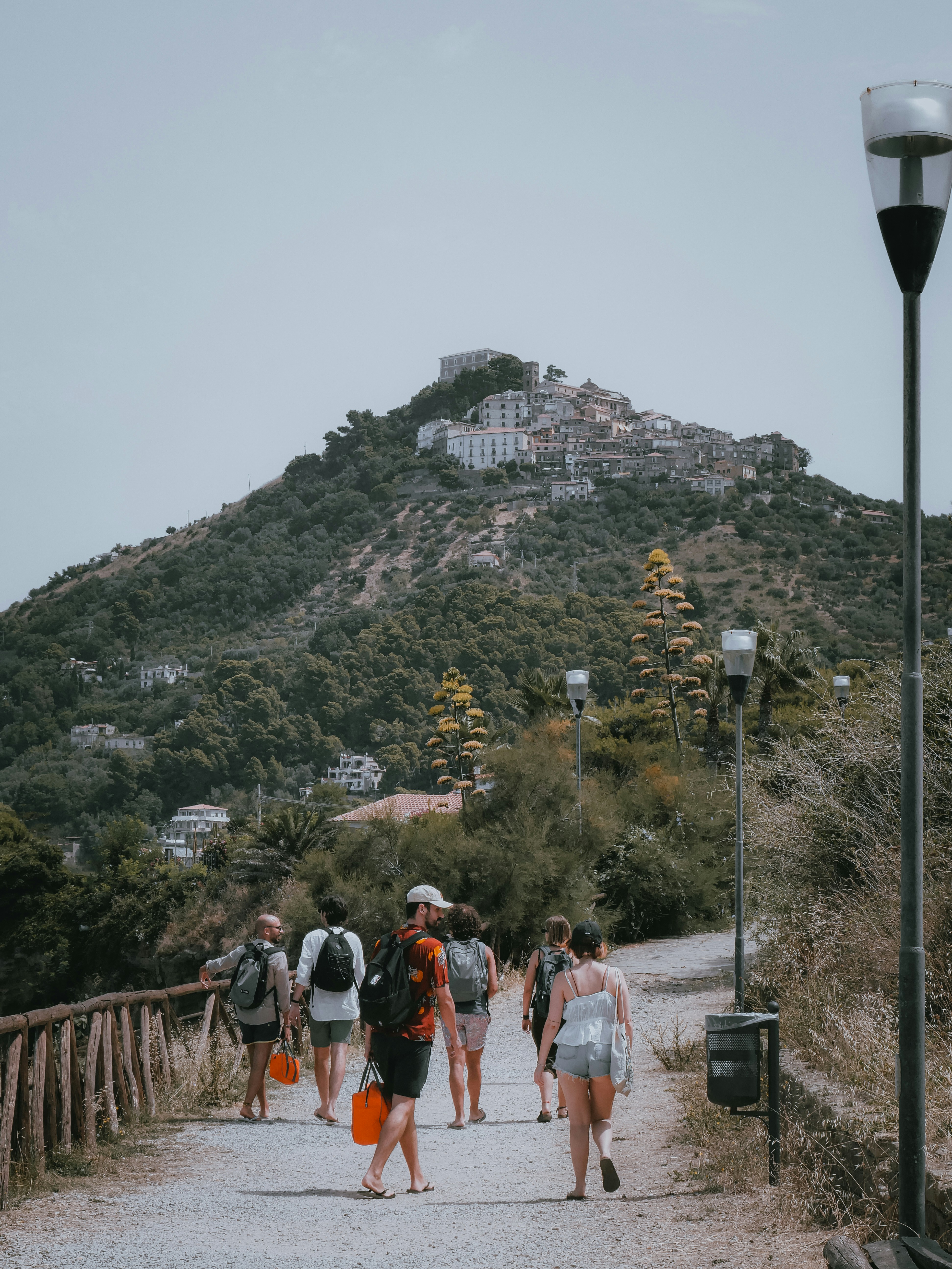 people walking on brown wooden bridge during daytime