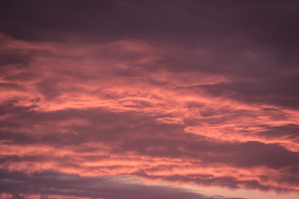 orange and black clouds during sunset