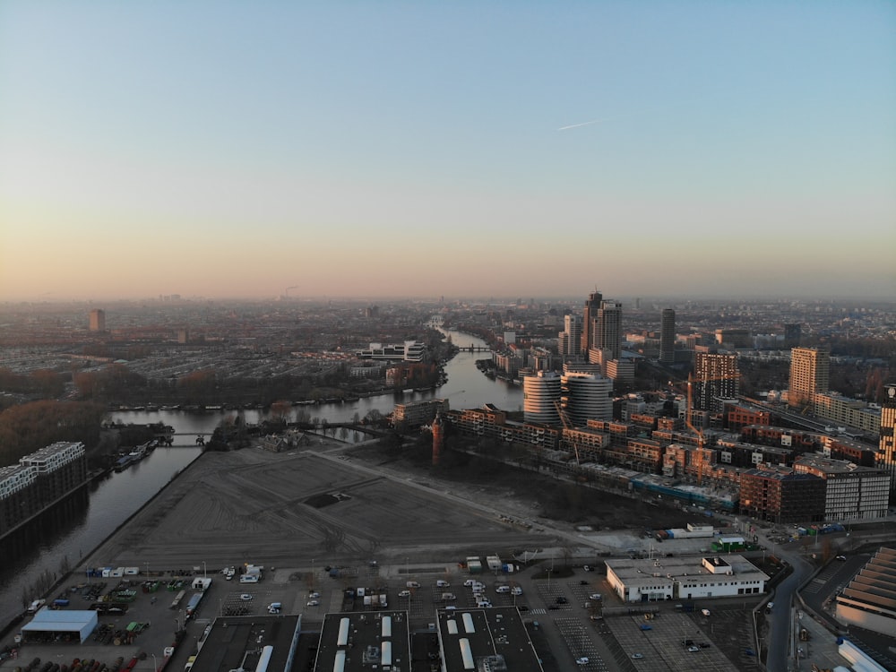 aerial view of city buildings during daytime