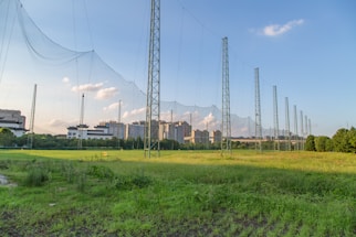 A professional installation of sports nets in a Hsr layout.
