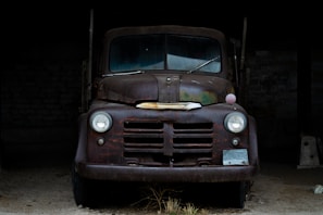 brown chevrolet car in a tunnel