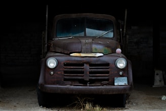 brown chevrolet car in a tunnel