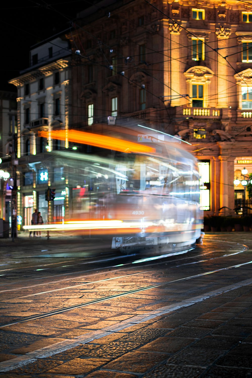 time lapse photography of cars on road during night time