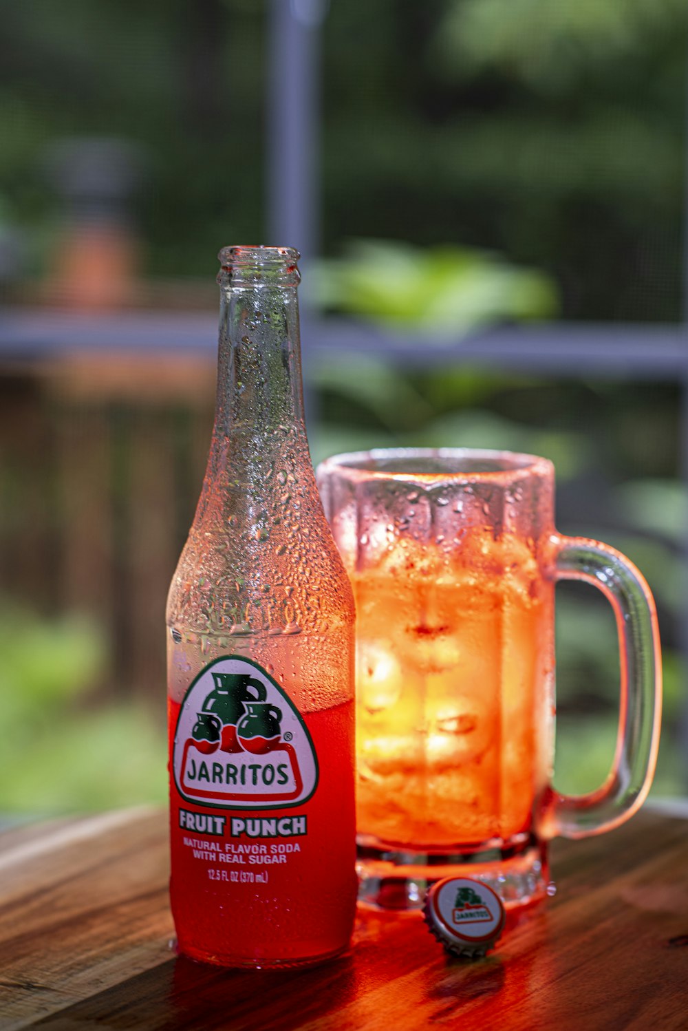 clear glass mug with beer