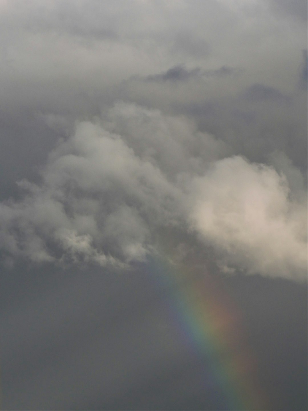 white clouds and blue sky