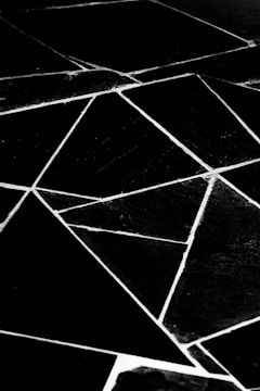 black and white checkered textile