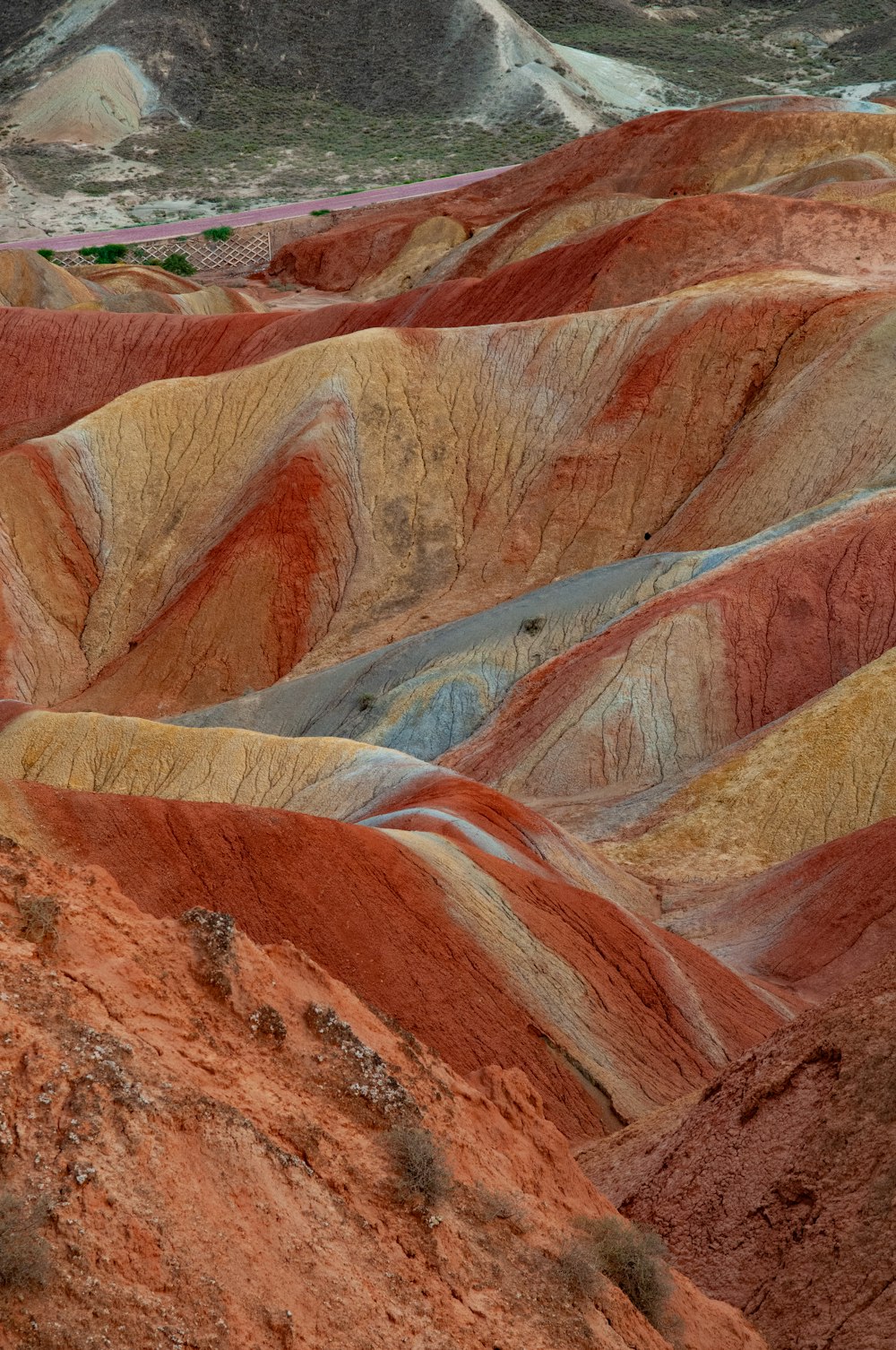 brown and gray rock formation