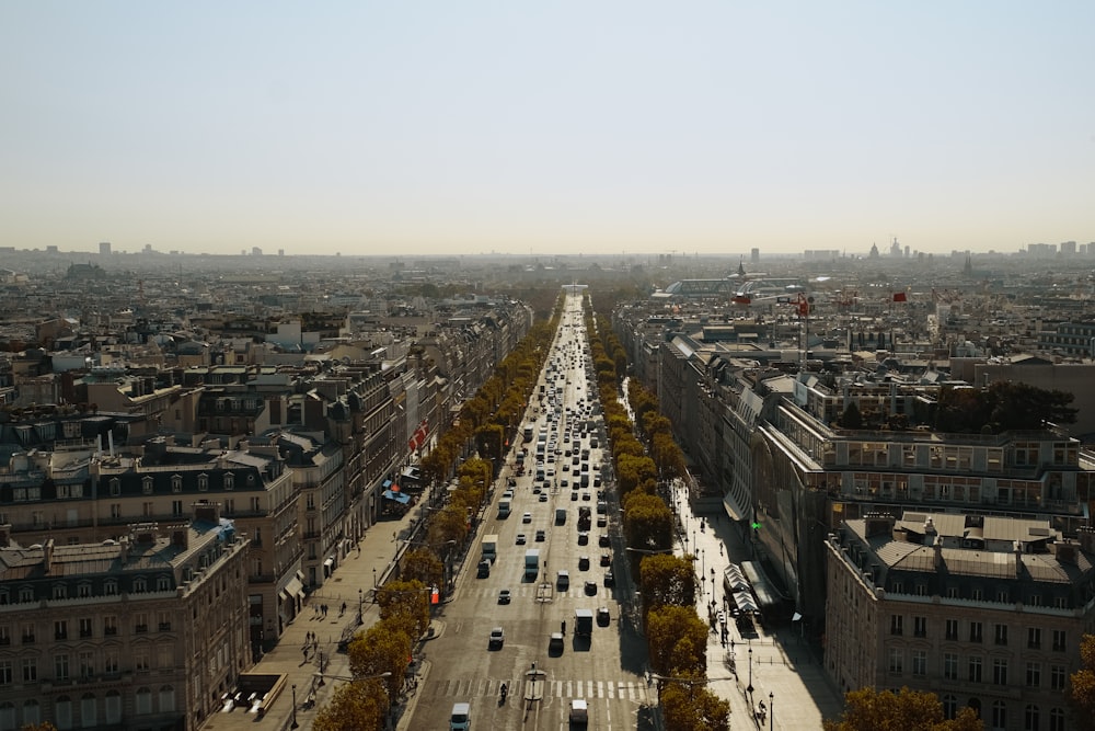 aerial view of city buildings during daytime