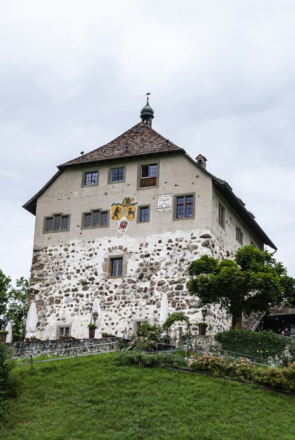 white and brown concrete building