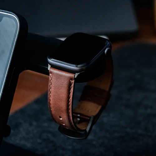 Leather strap texture