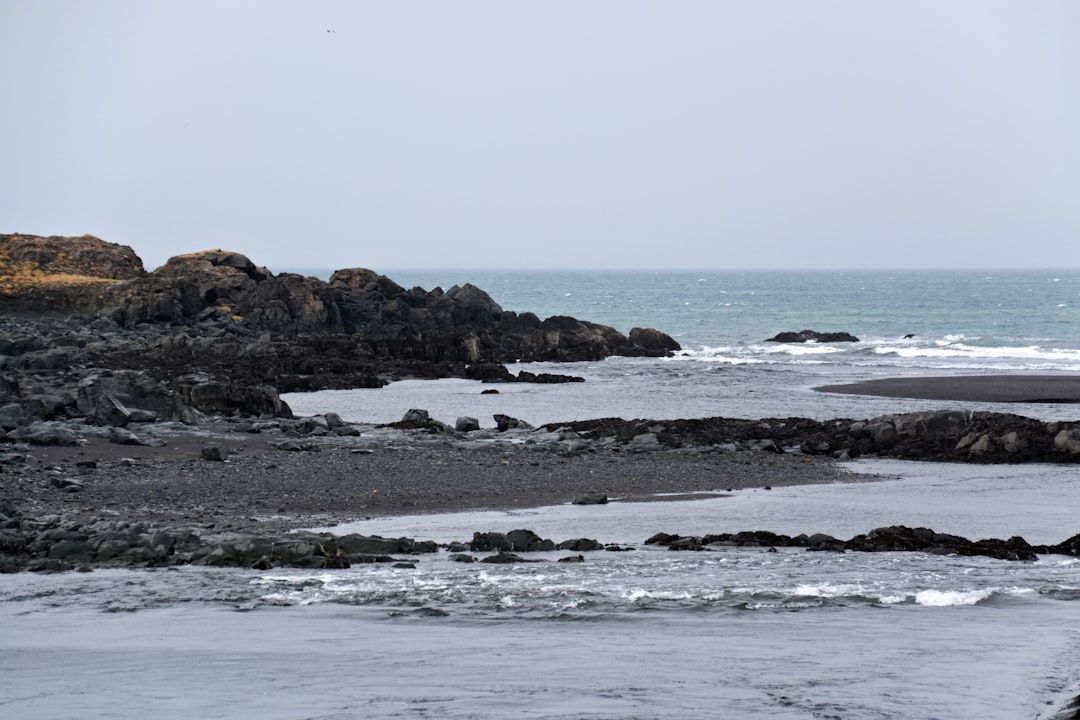 brown rock formation on sea during daytime