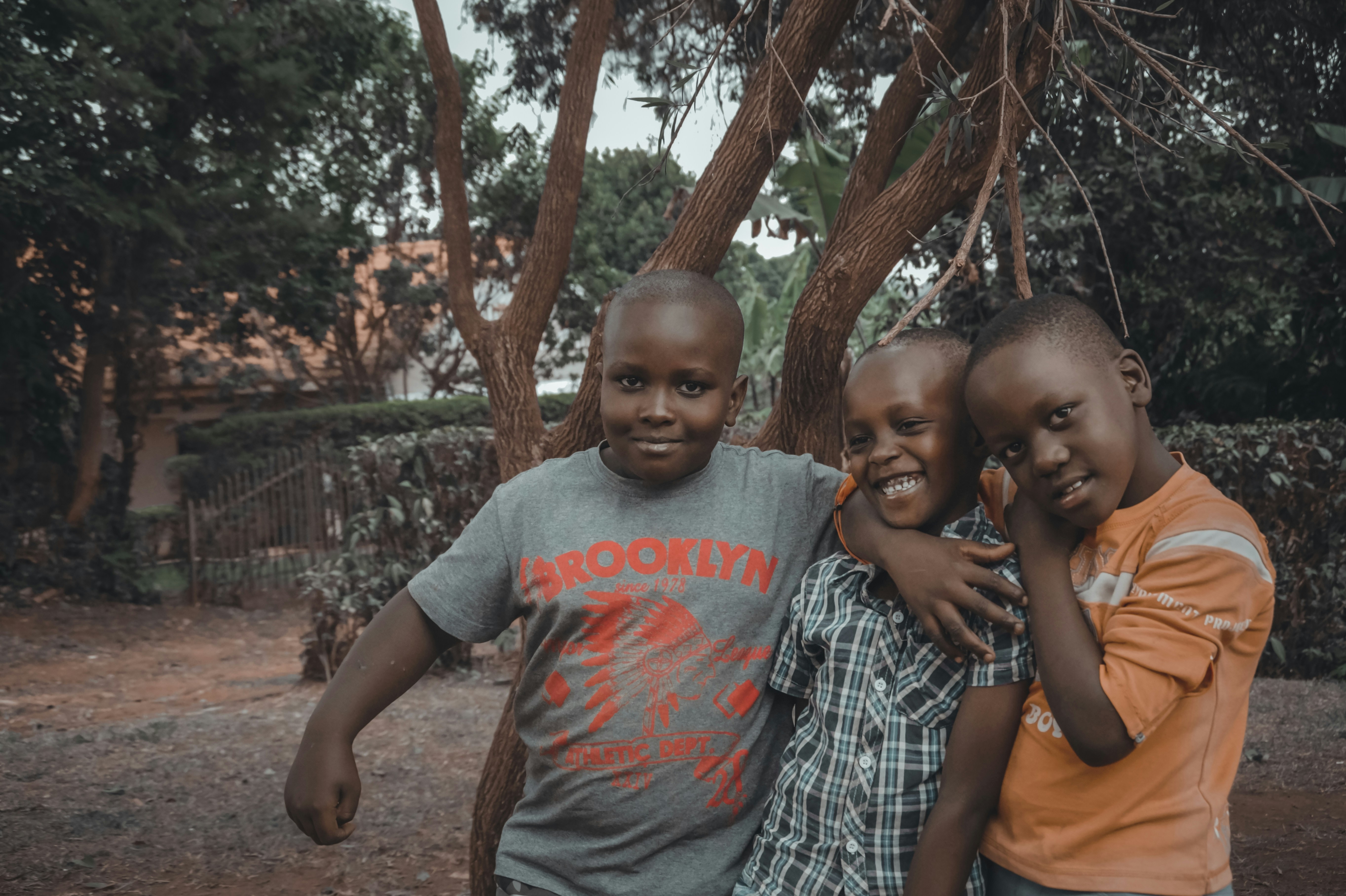 Happy children playing