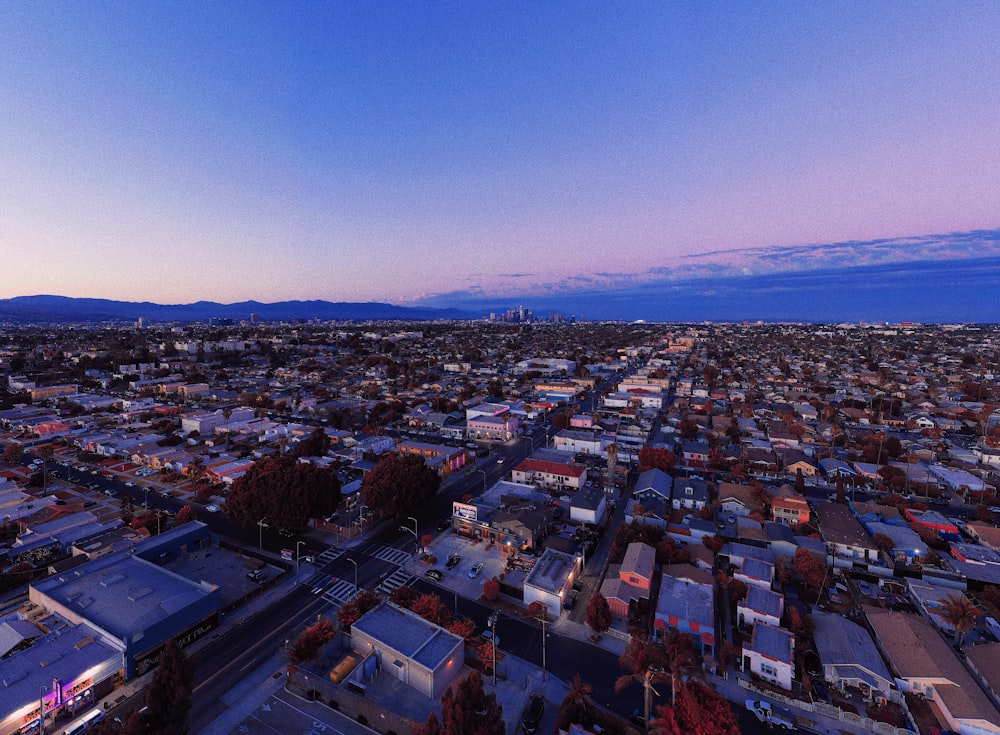 aerial view of city buildings during daytime