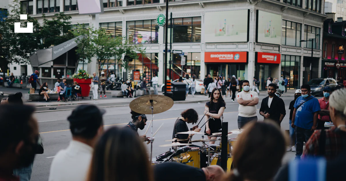 Walking In Toronto People walking on street during daytime photo – Free Toronto Image on ...
