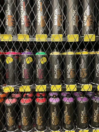 A vibrant display of products made using Negrovivo’s recycled black masterbatch.