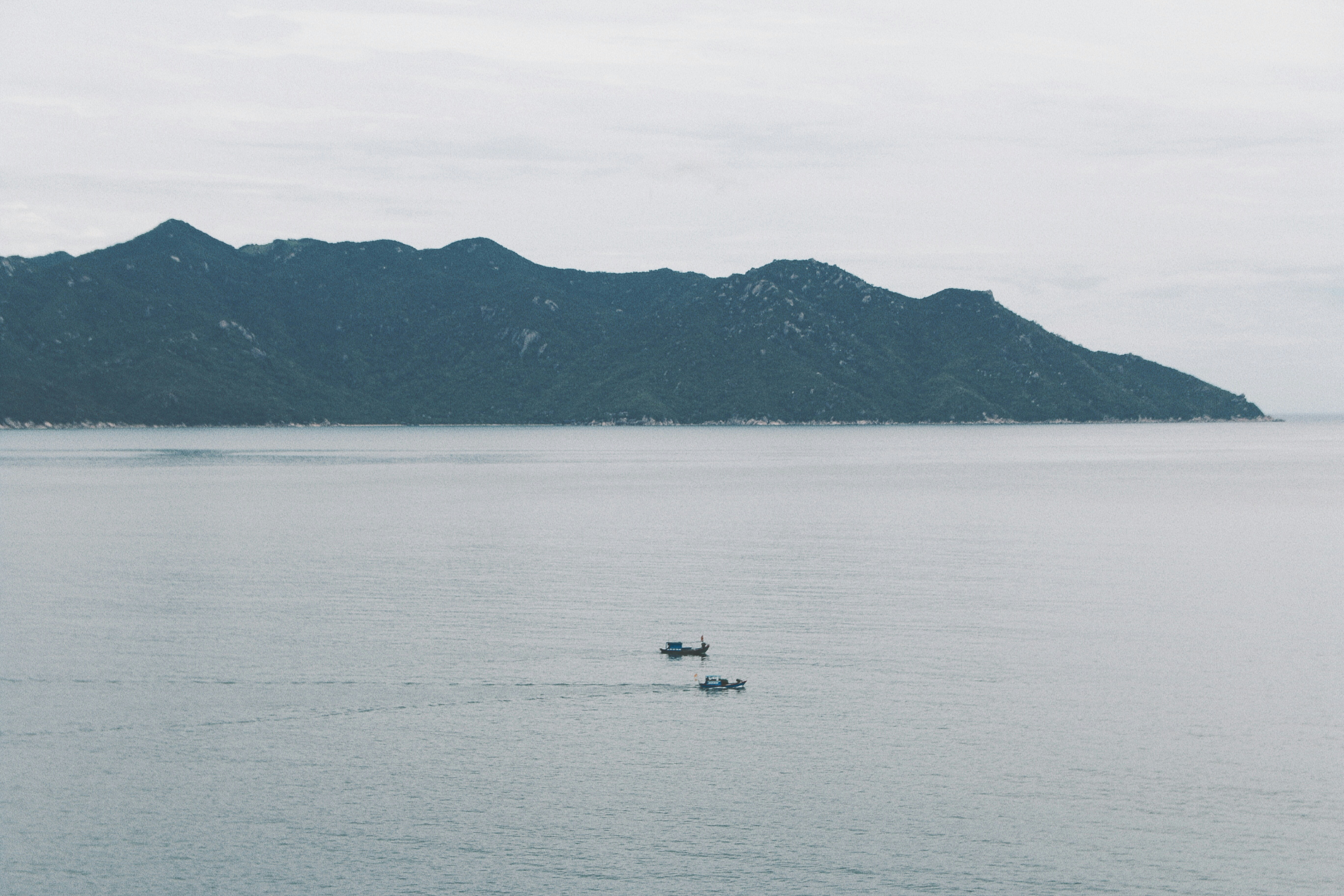 Nha Trang, Vietnam - I took this photo in Nha Trang because about 50km from this city is a fishing village, and it has a very lonely feeling. This place makes me feel alone