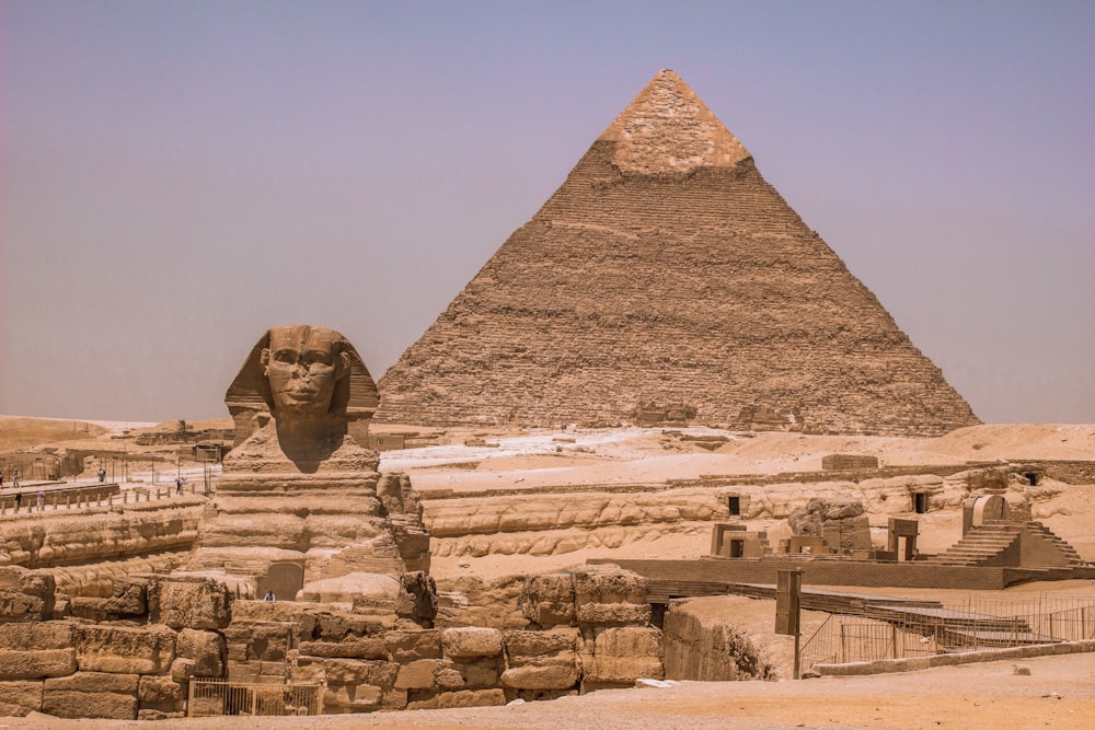 Pyramide von Ägypten tagsüber