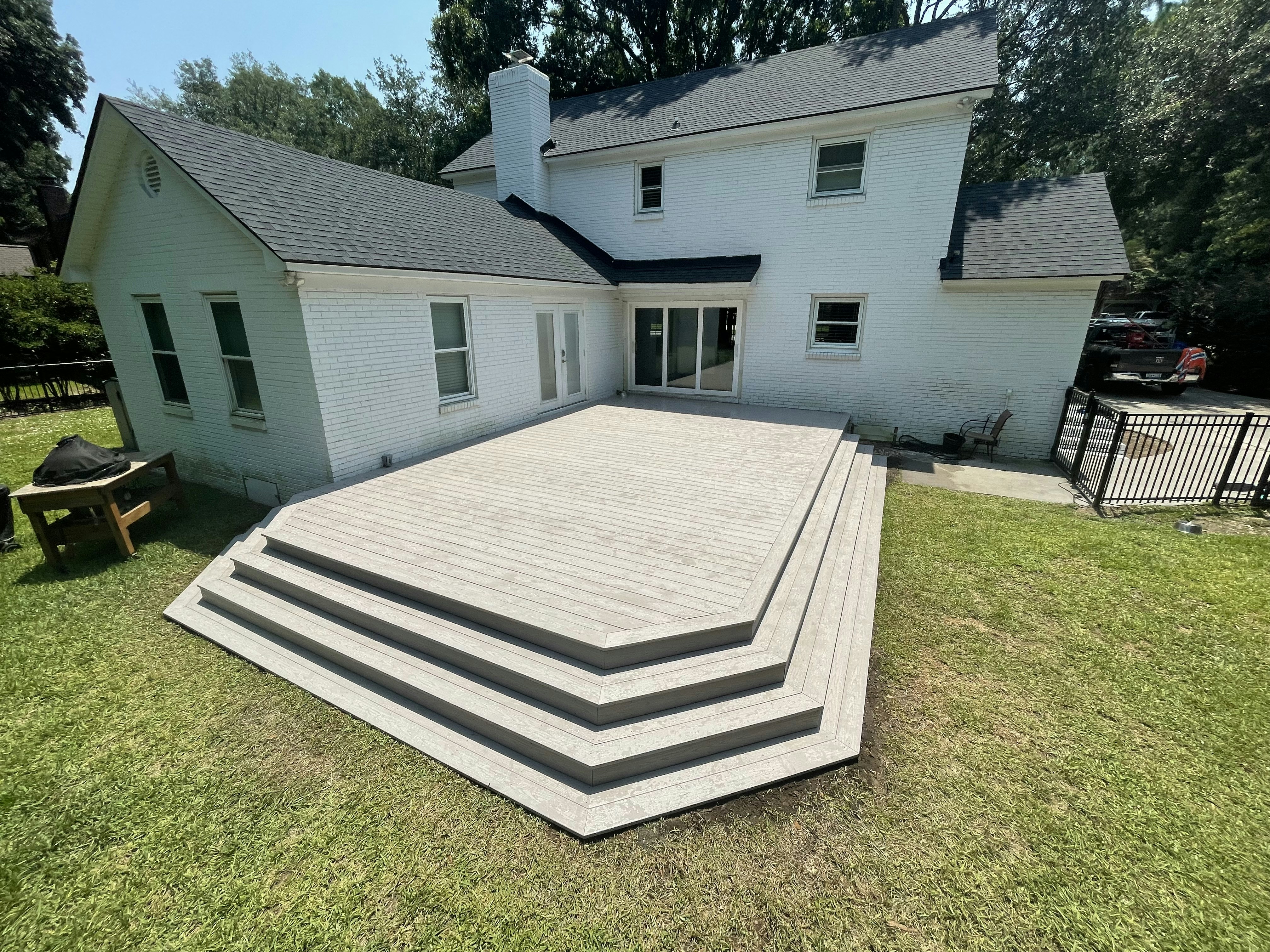 finished composite deck