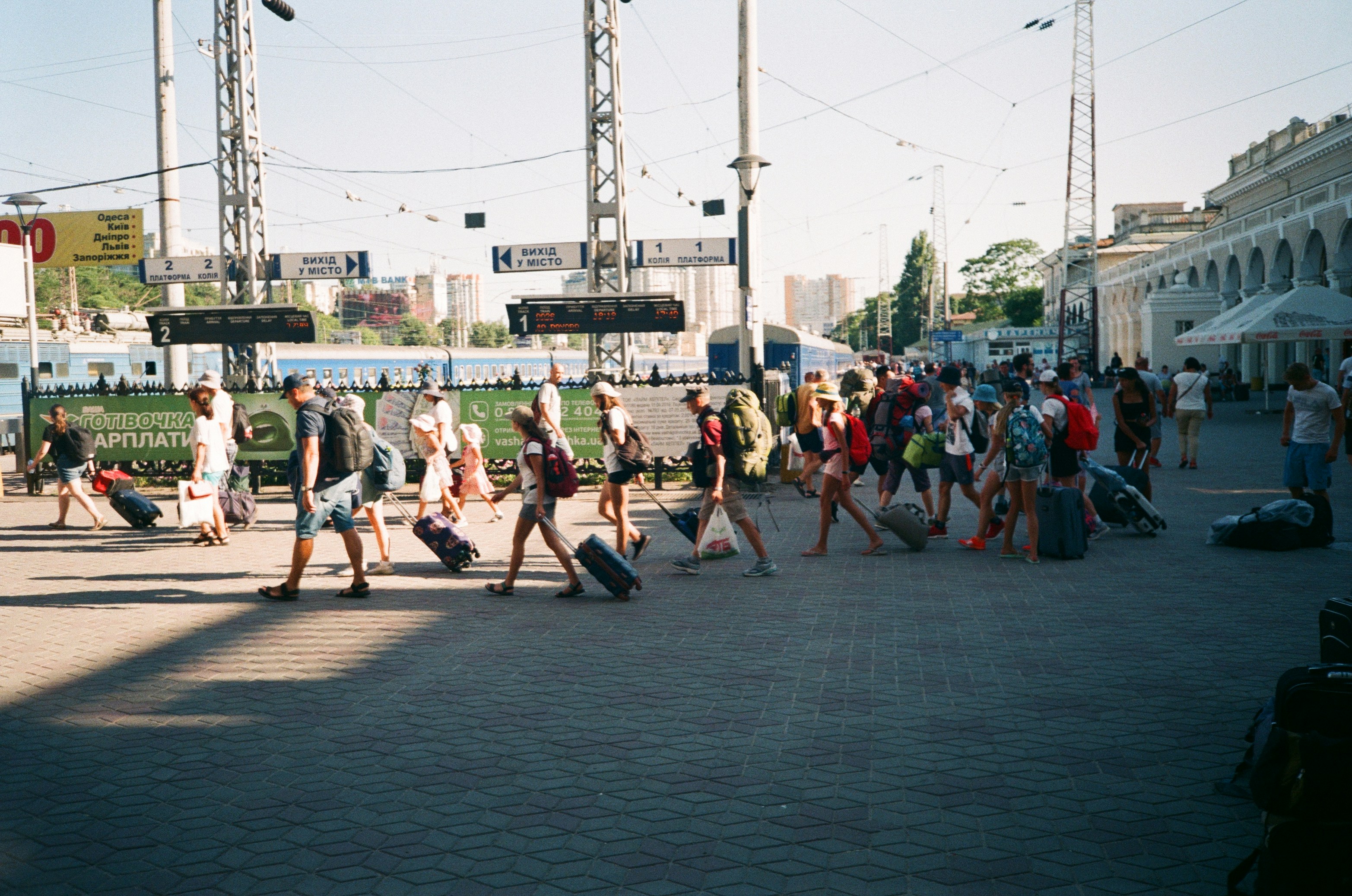 Runners on city streets