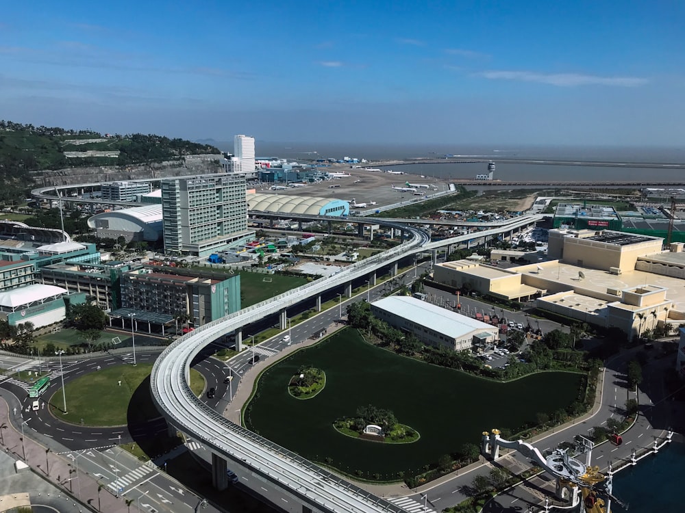 aerial view of city buildings during daytime