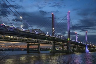 brown bridge over river under blue sky during daytime