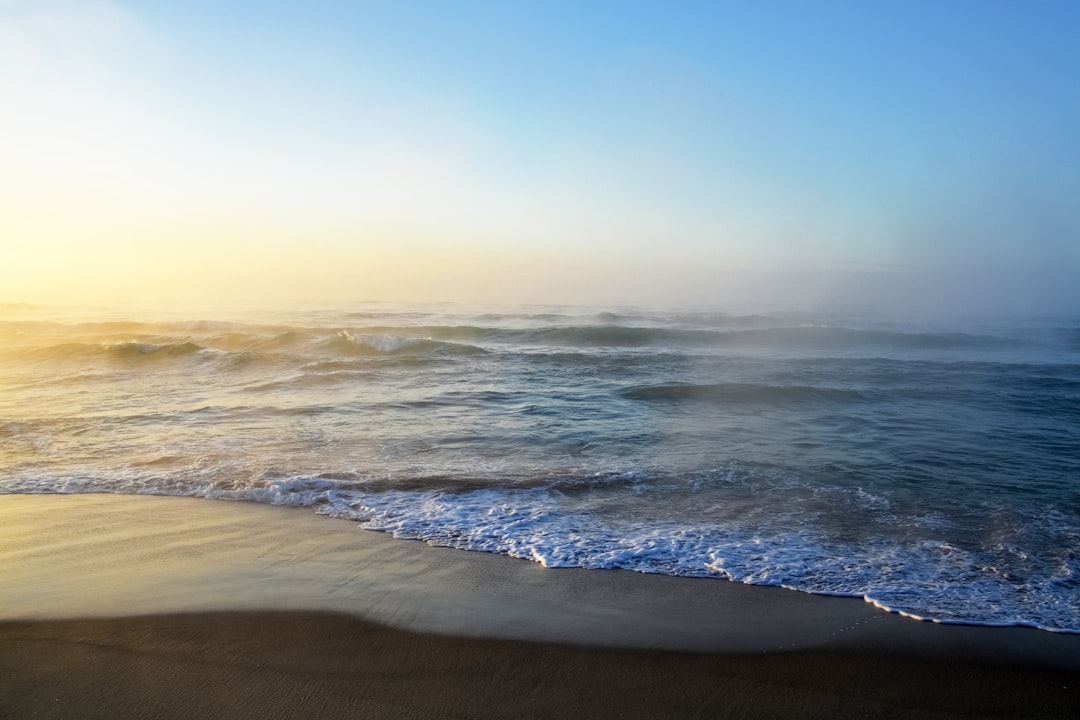 ocean waves crashing on shore during daytime