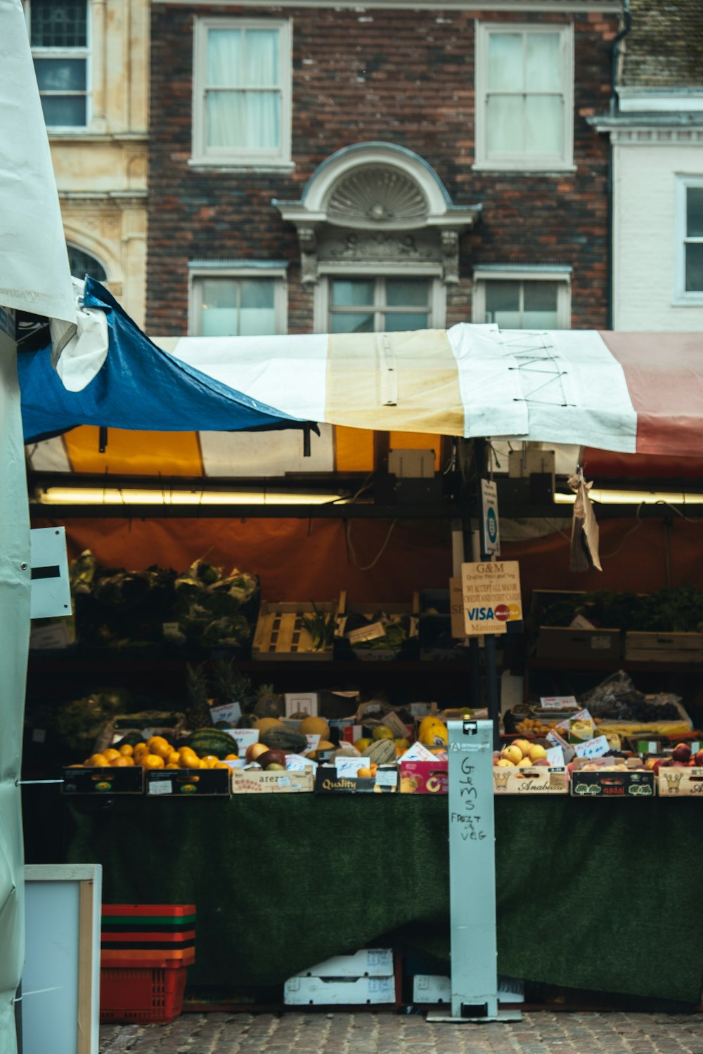 assorted food on display during daytime