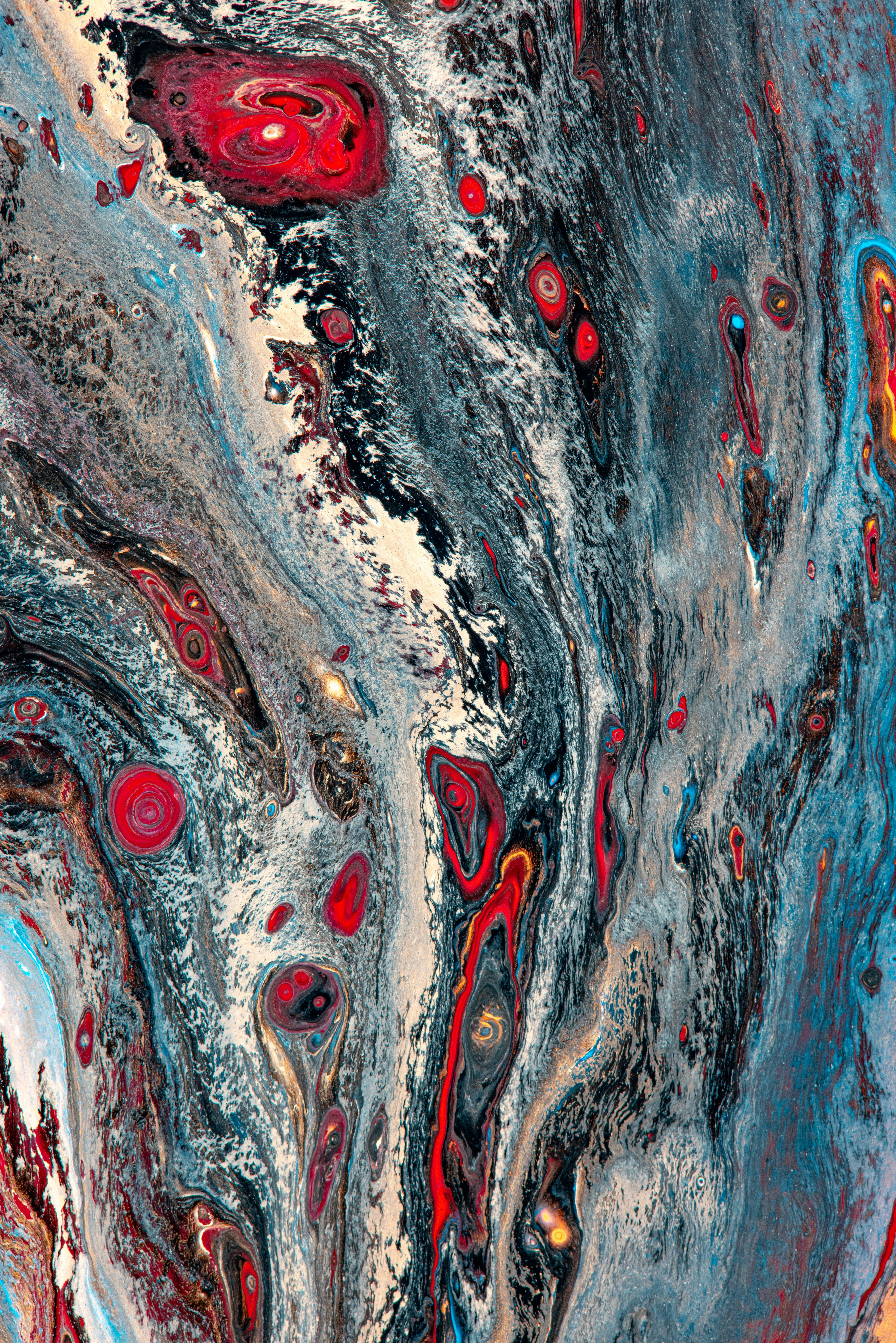 파란색 흰색과 빨간색 추상 그림 사진 – Unsplash의 무료 예술 이미지, image size:3000x4497