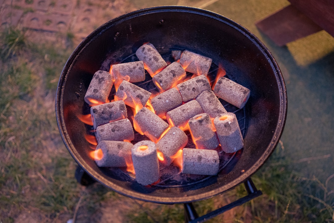 sliced meat on black round pan