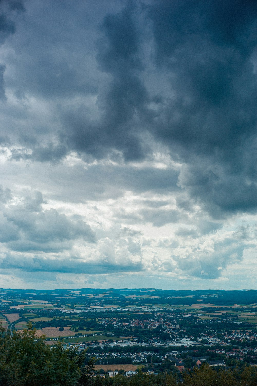 white clouds over the sea