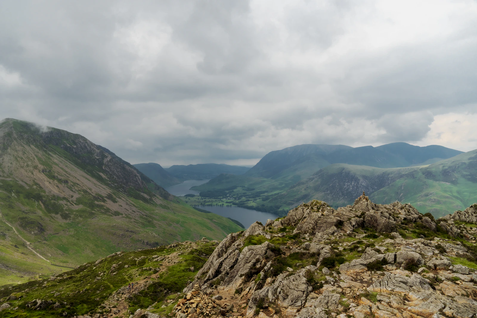 The high fells above Buttermere in the western Lake District.