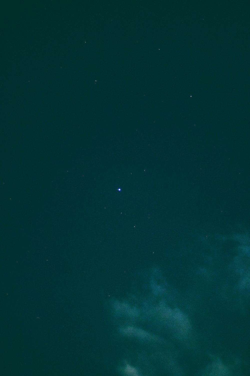 blue sky with stars during night time