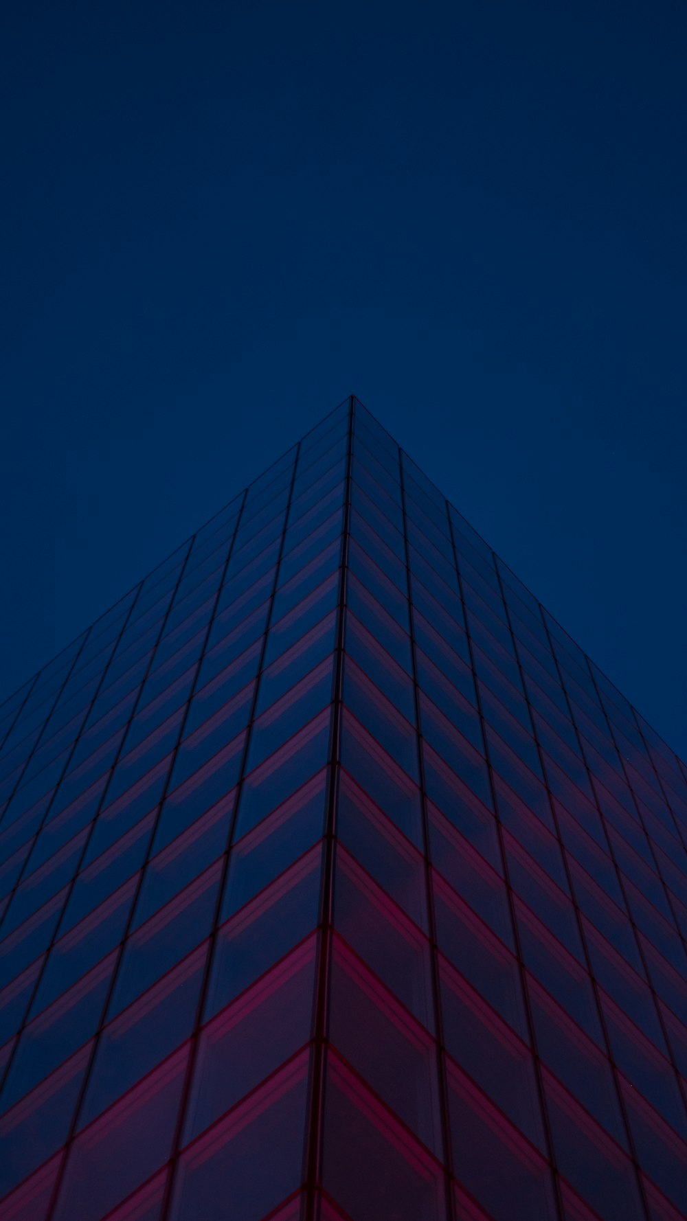 brown concrete building during night time