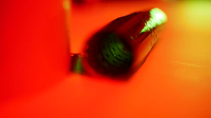A cinematic still from a recent short film featuring bold colors and dynamic lighting