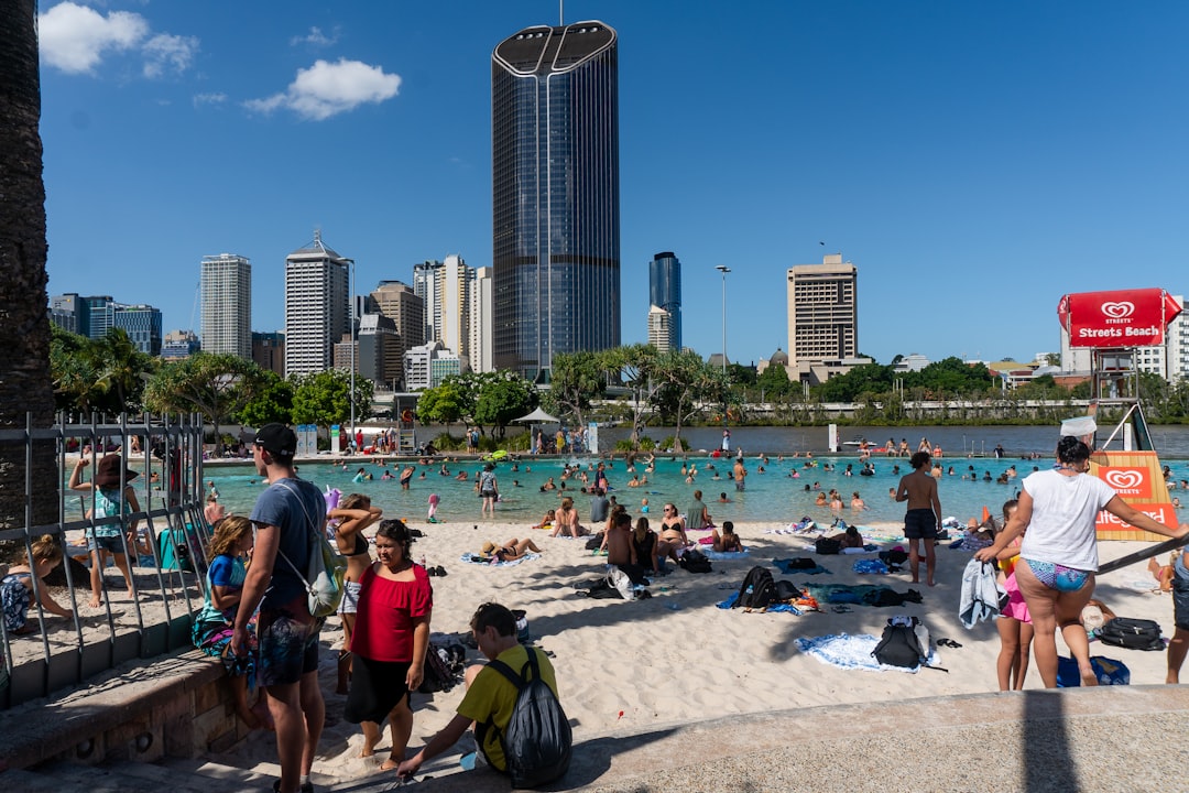 people on beach during daytime