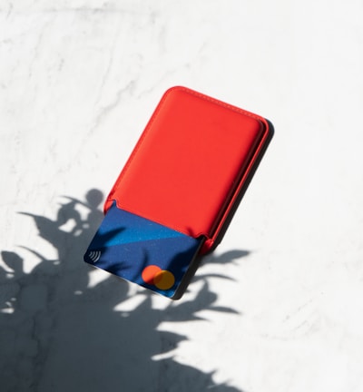 red and blue iphone case