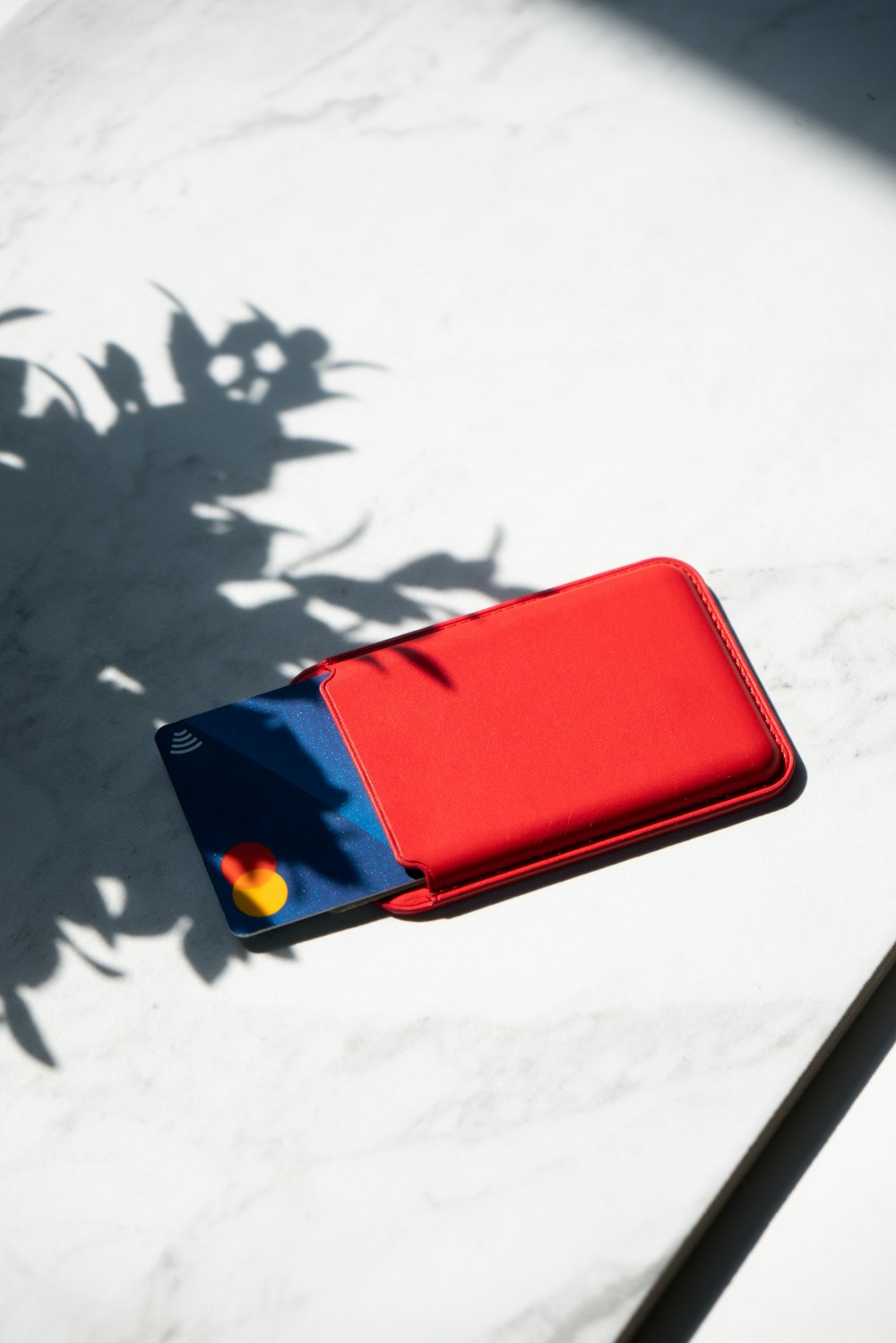 red and black smartphone case