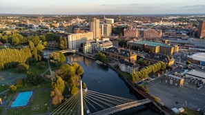 aerial view of city buildings during daytime