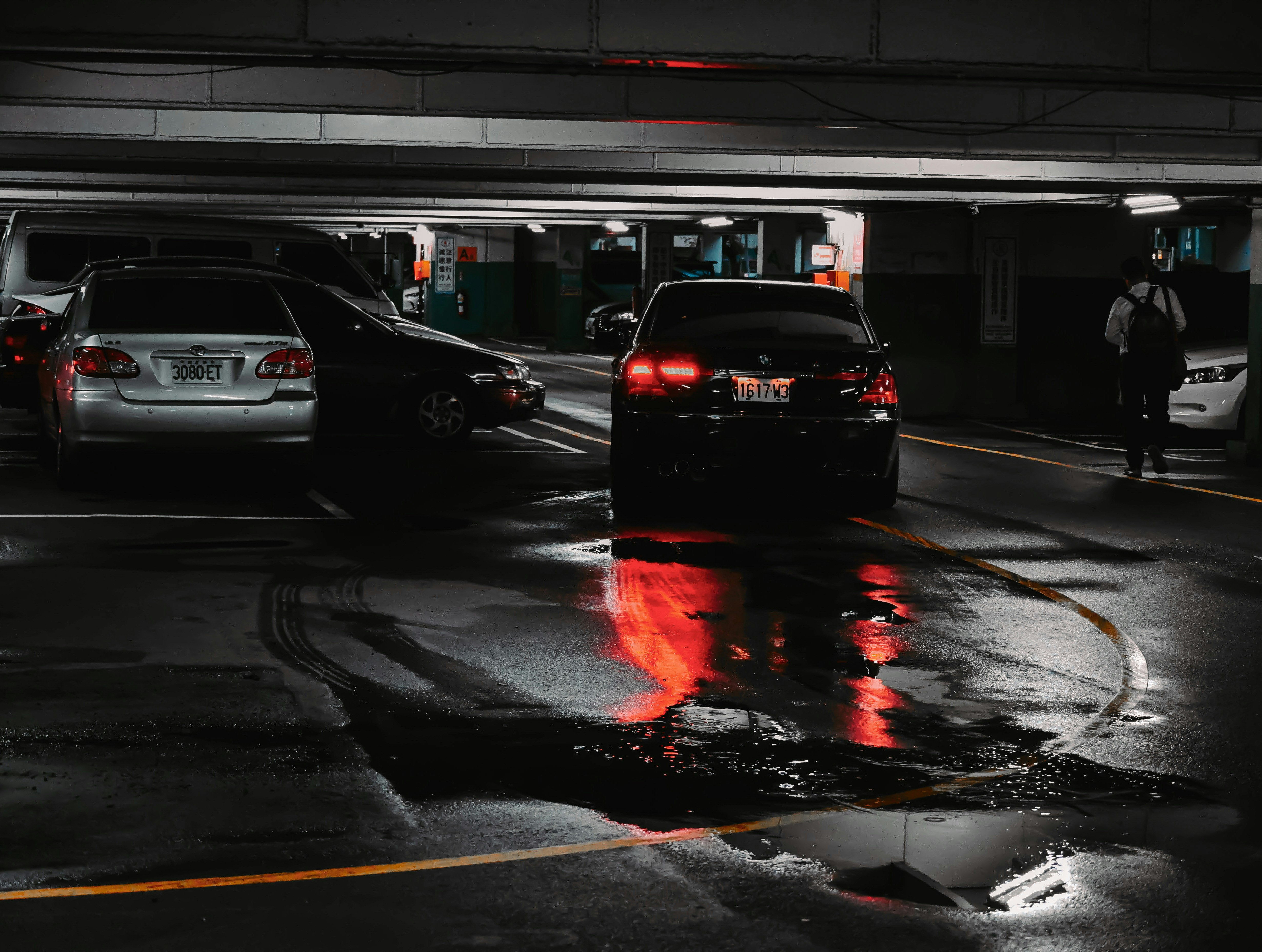 black car on road during daytime