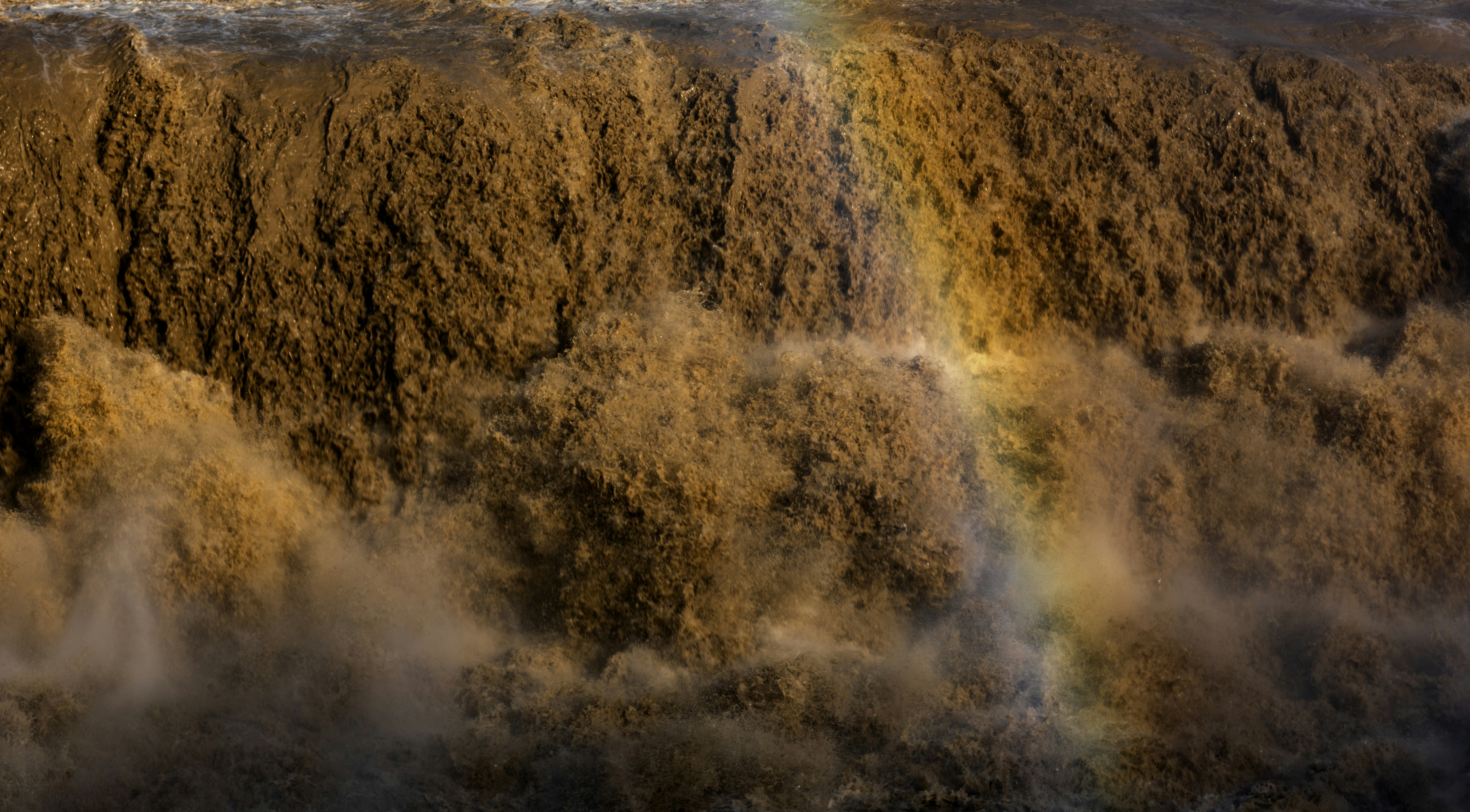 brown and white abstract painting