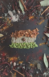 green and brown plant on water