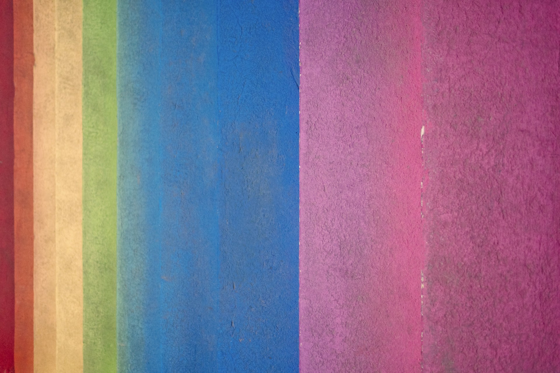 blue pink and green abstract painting