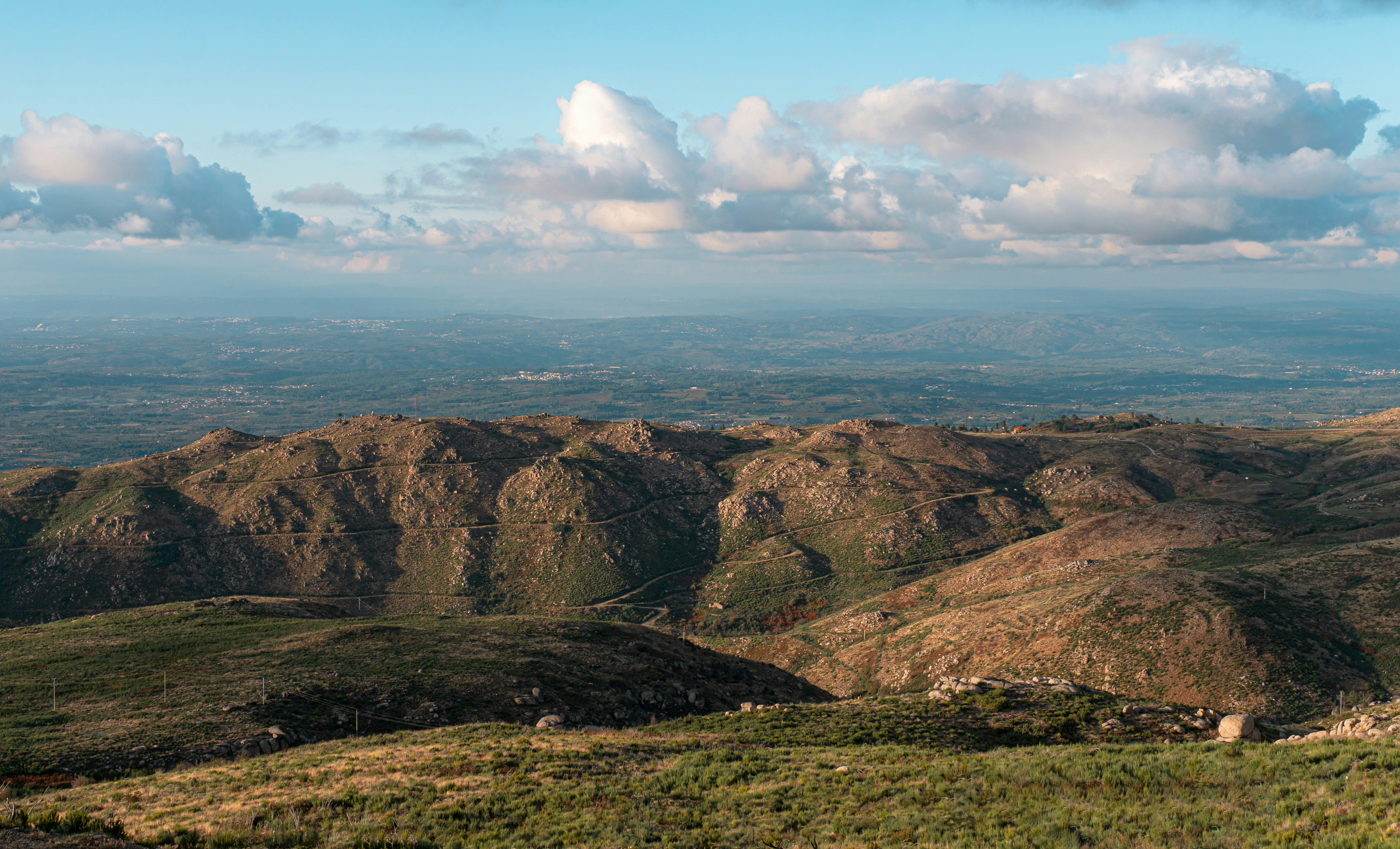 green and brown mountains under blue sky during daytime, 