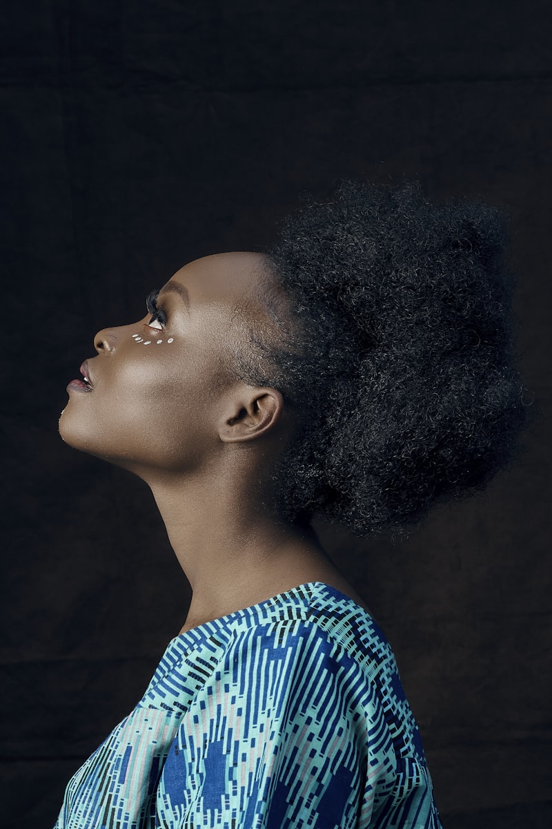 Beautiful Black woman with natural hair
