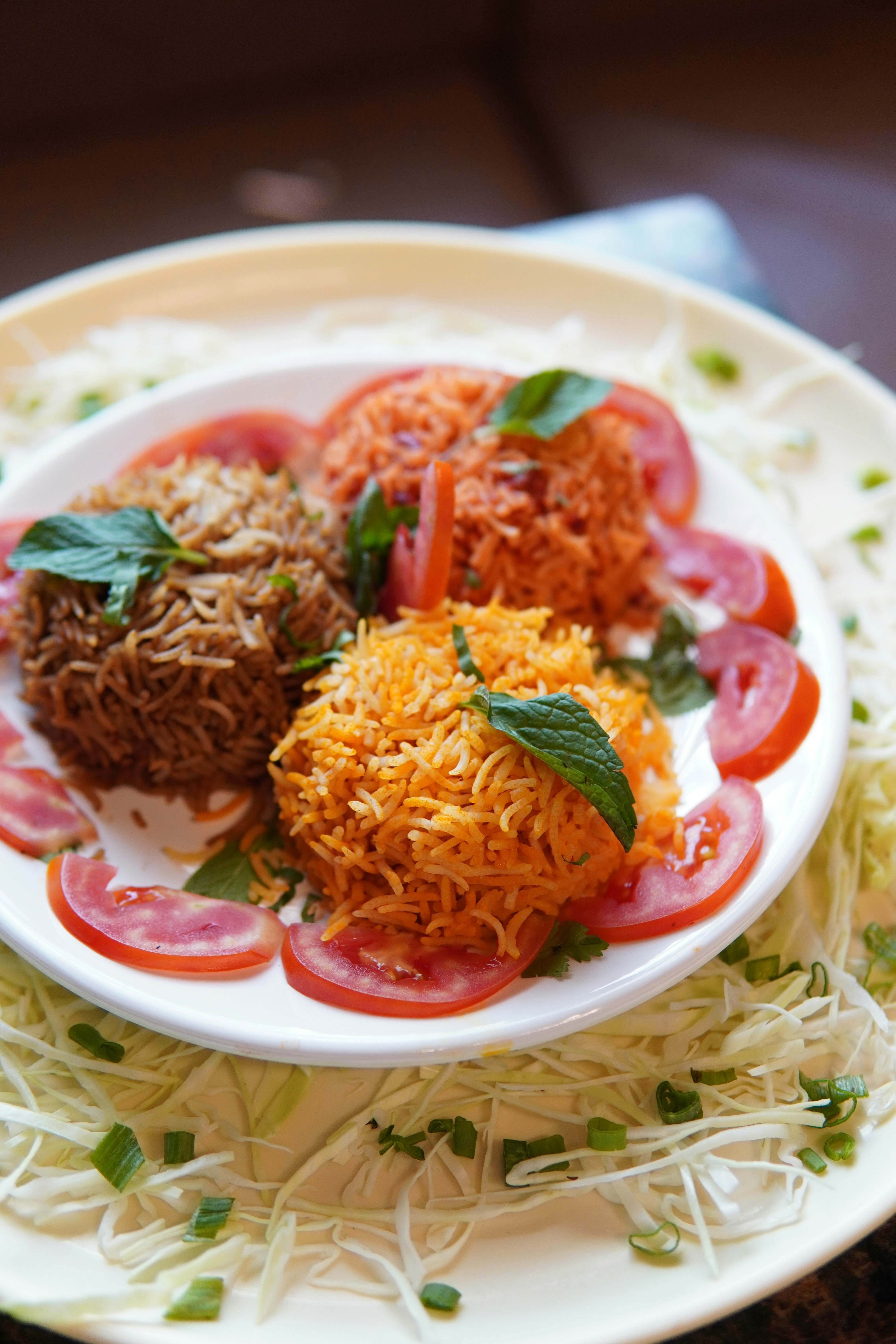 cooked food on white ceramic plate