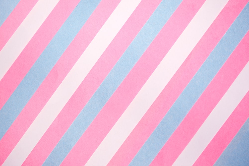 blue and white striped textile