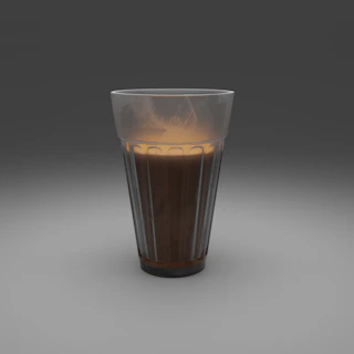 Modern transparent sidebar leveraging glassmorphism style with blurred background