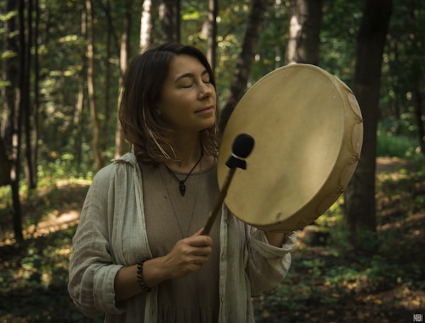 shaman drum trance, natural drumming, buffalo drum, shaman drum