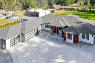 white and brown concrete house