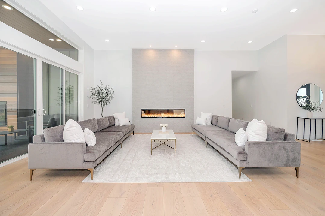 Real estate photographer living room
